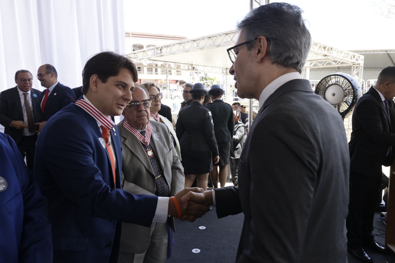 Matheus Biancardine na cerimônia da Medalha Juscelino Kubitschek